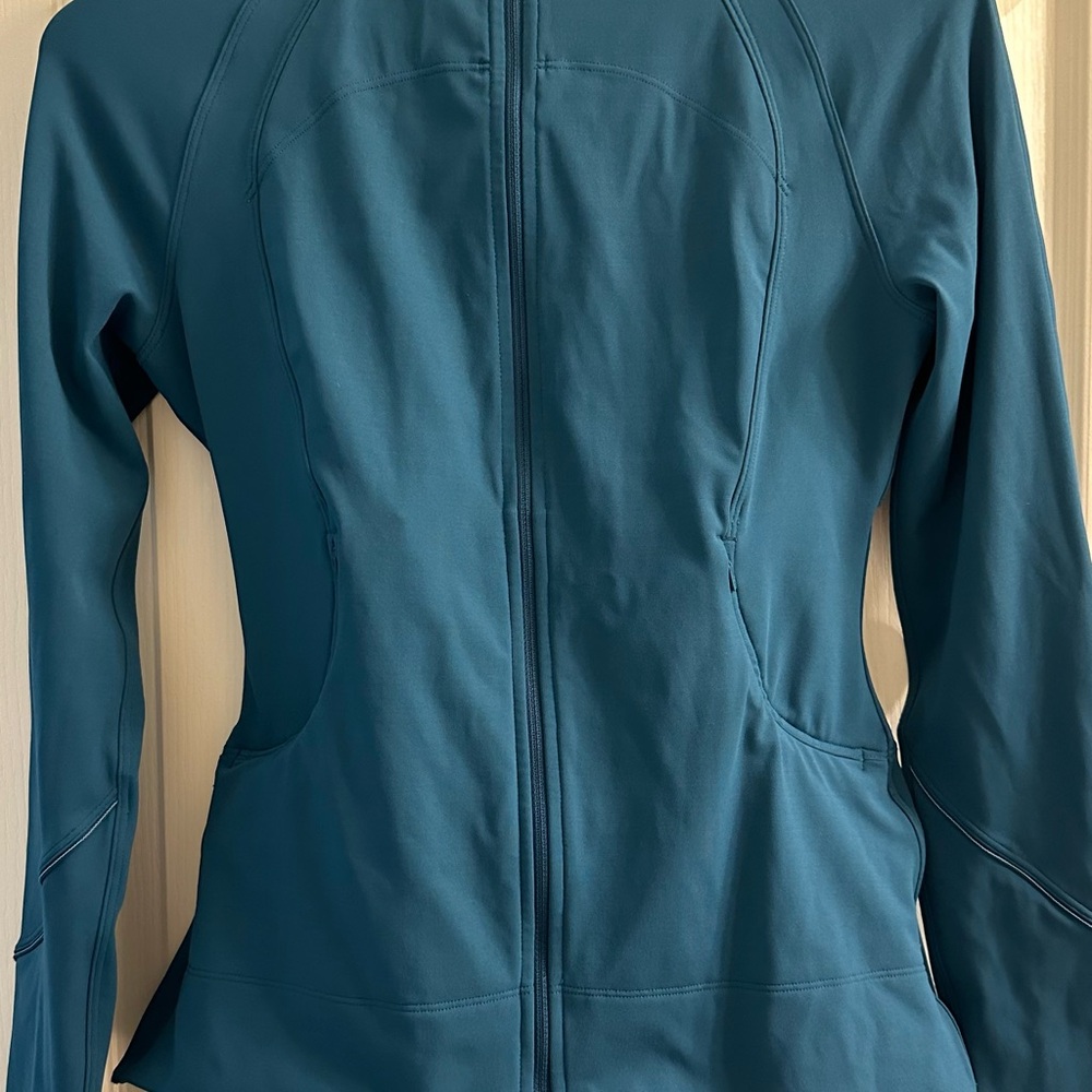 Lululemon Athletica Blue Utility Jacket with Tailored Fit